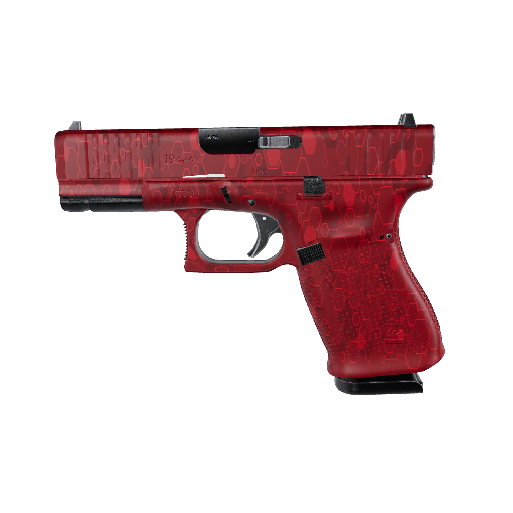 Pistol & Revolver Hex DNA Elite Red Gun Skin