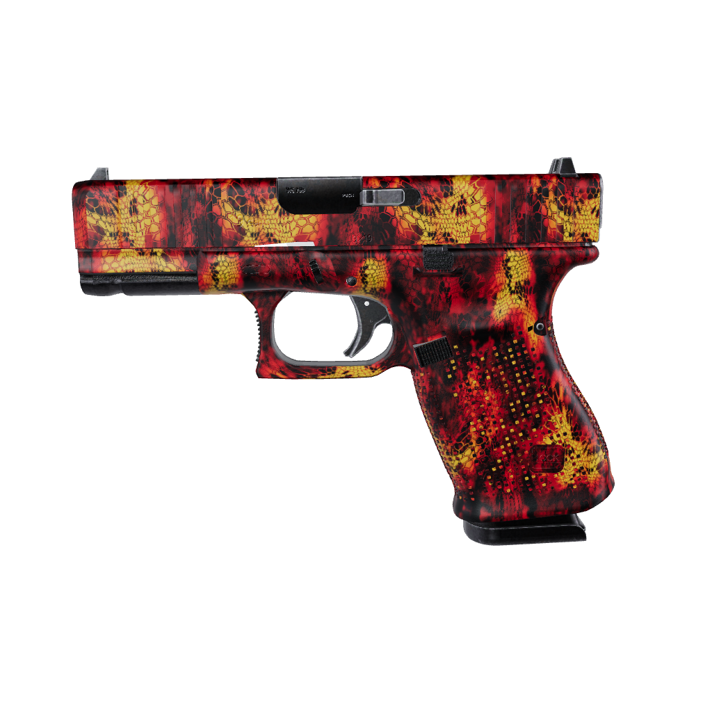 Pistol & Revolver Kryptek Lava Camo Gun Skin