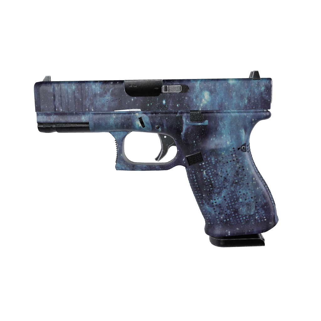 Pistol & Revolver Galaxy Blue Nebula Gun Skin