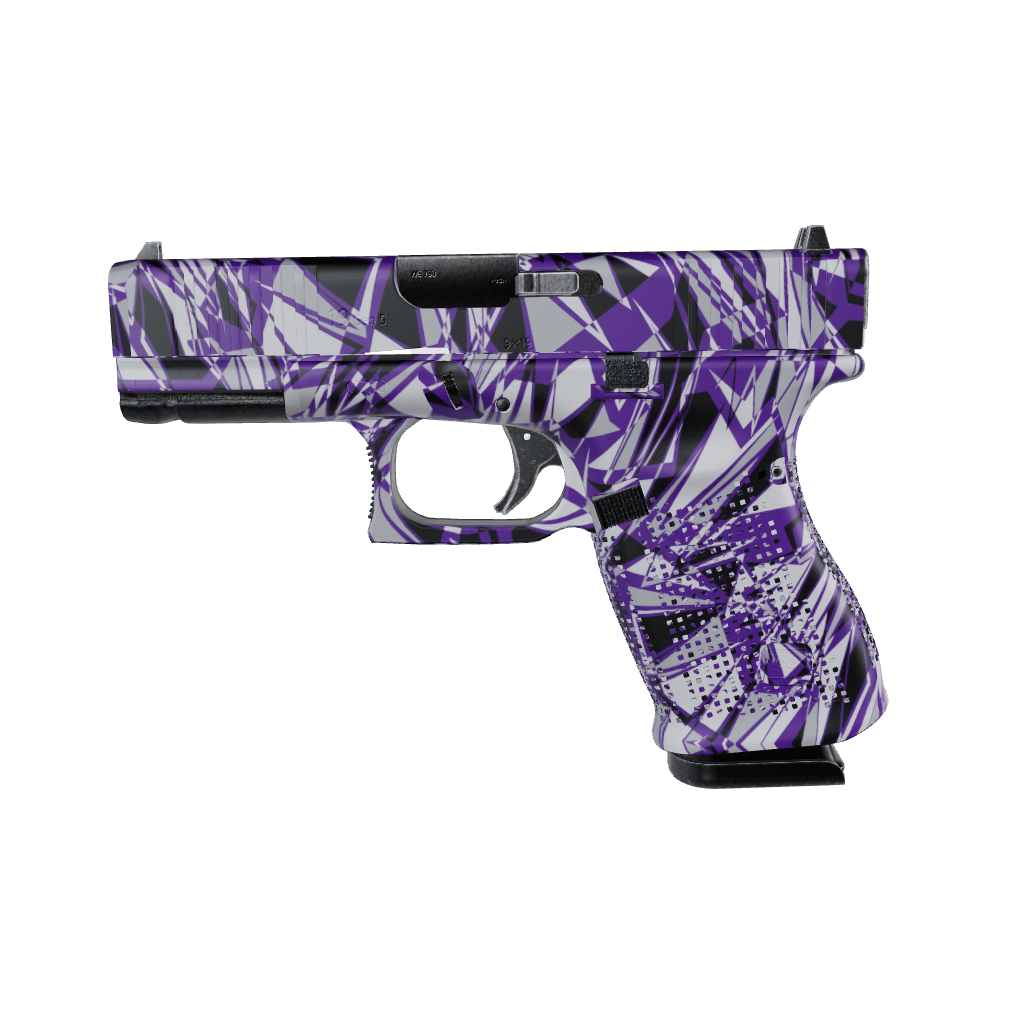 Pistol & Revolver Sharp Purple Tiger Camo Gun Skin