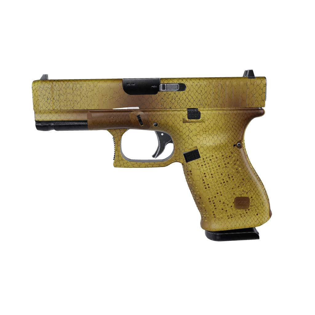 Pistol & Revolver Animal Print Diamondback Gun Skin