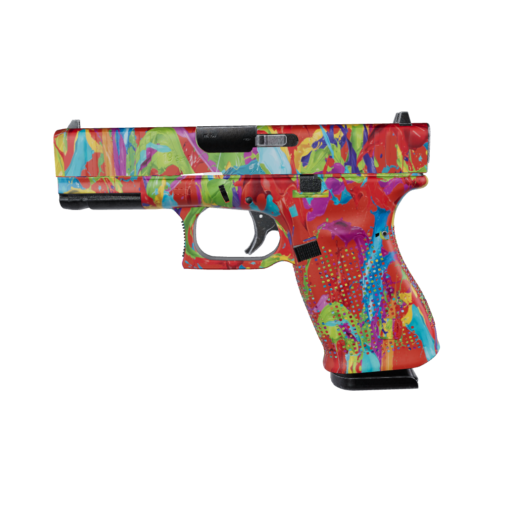 Pistol & Revolver Paint Splatter Tomato Gun Skin