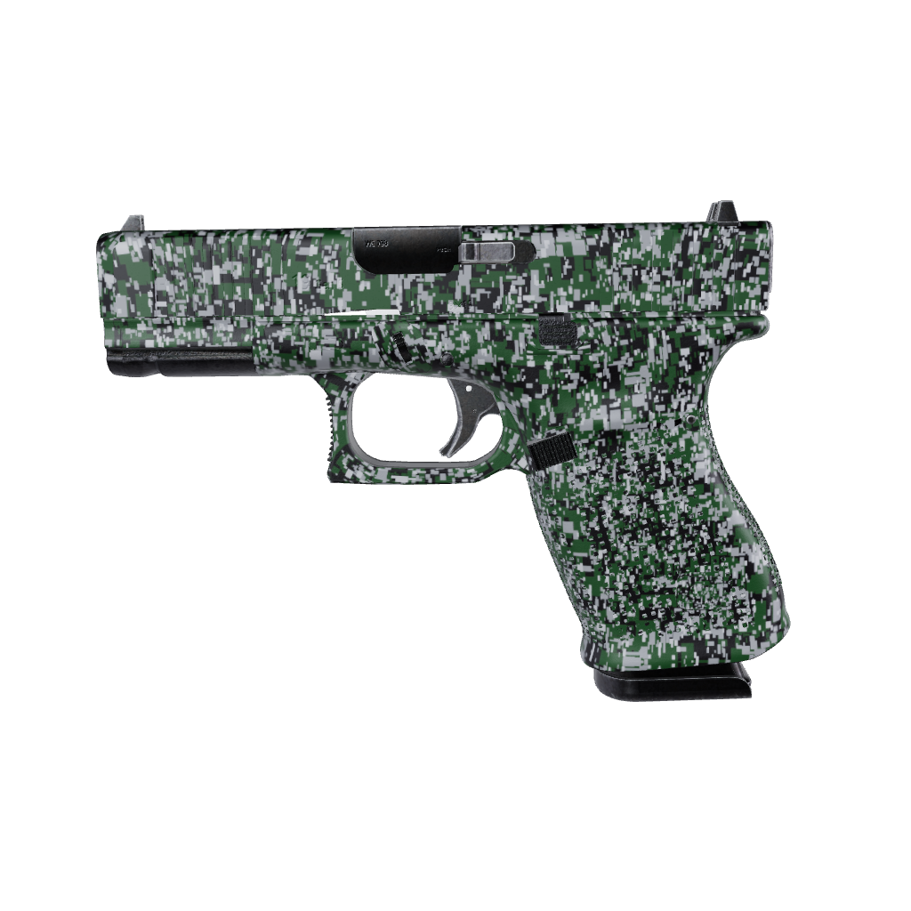 Pistol & Revolver Digital Green Tiger Camo Gun Skin