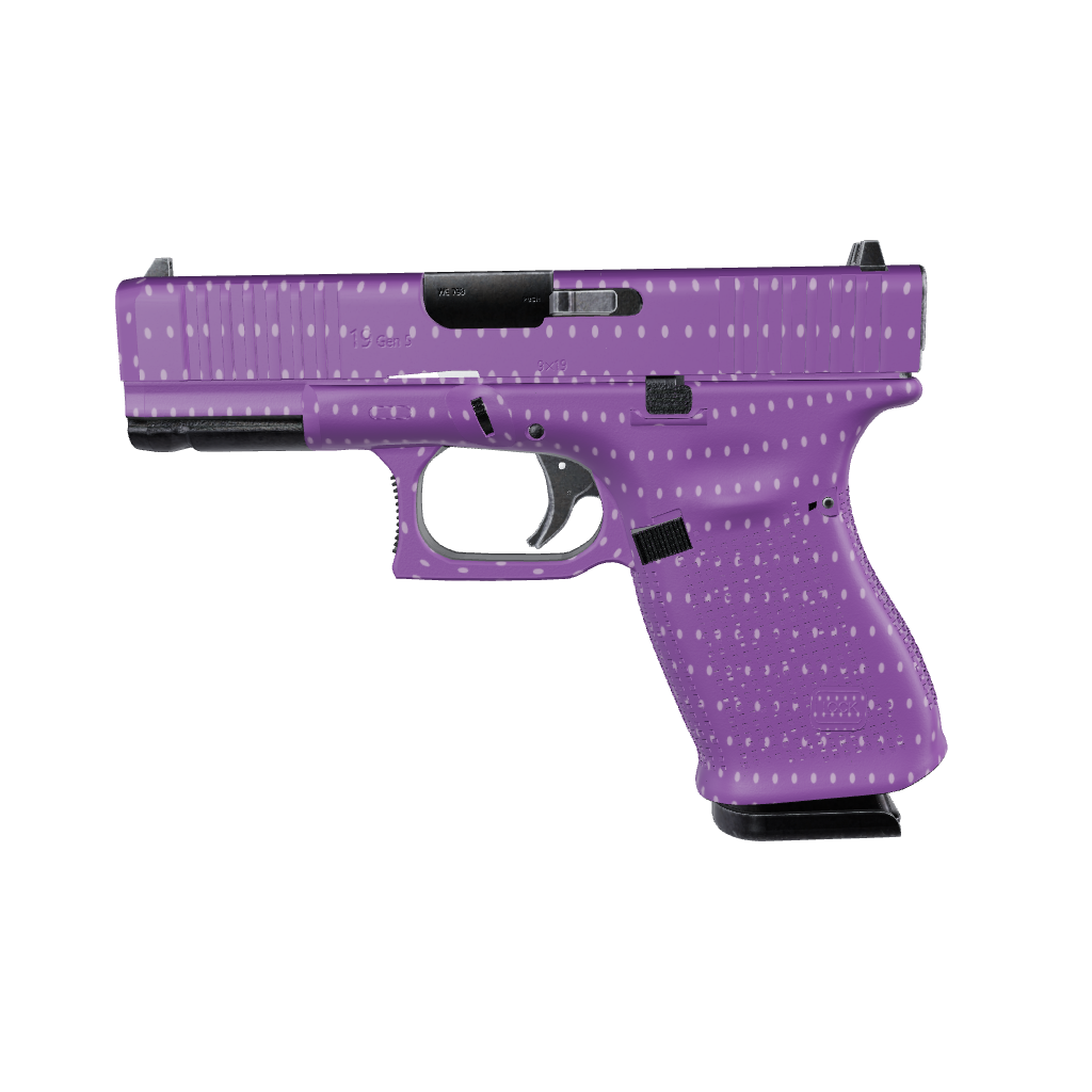 Pistol & Revolver Dotted Lavender Gun Skin