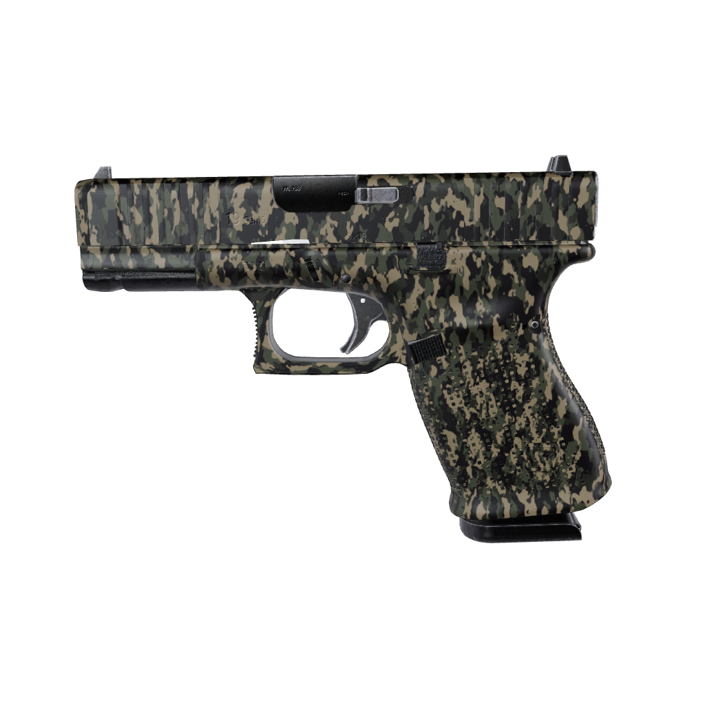 Pistol & Revolver Cumulus Militant Green Camo Gun Skin