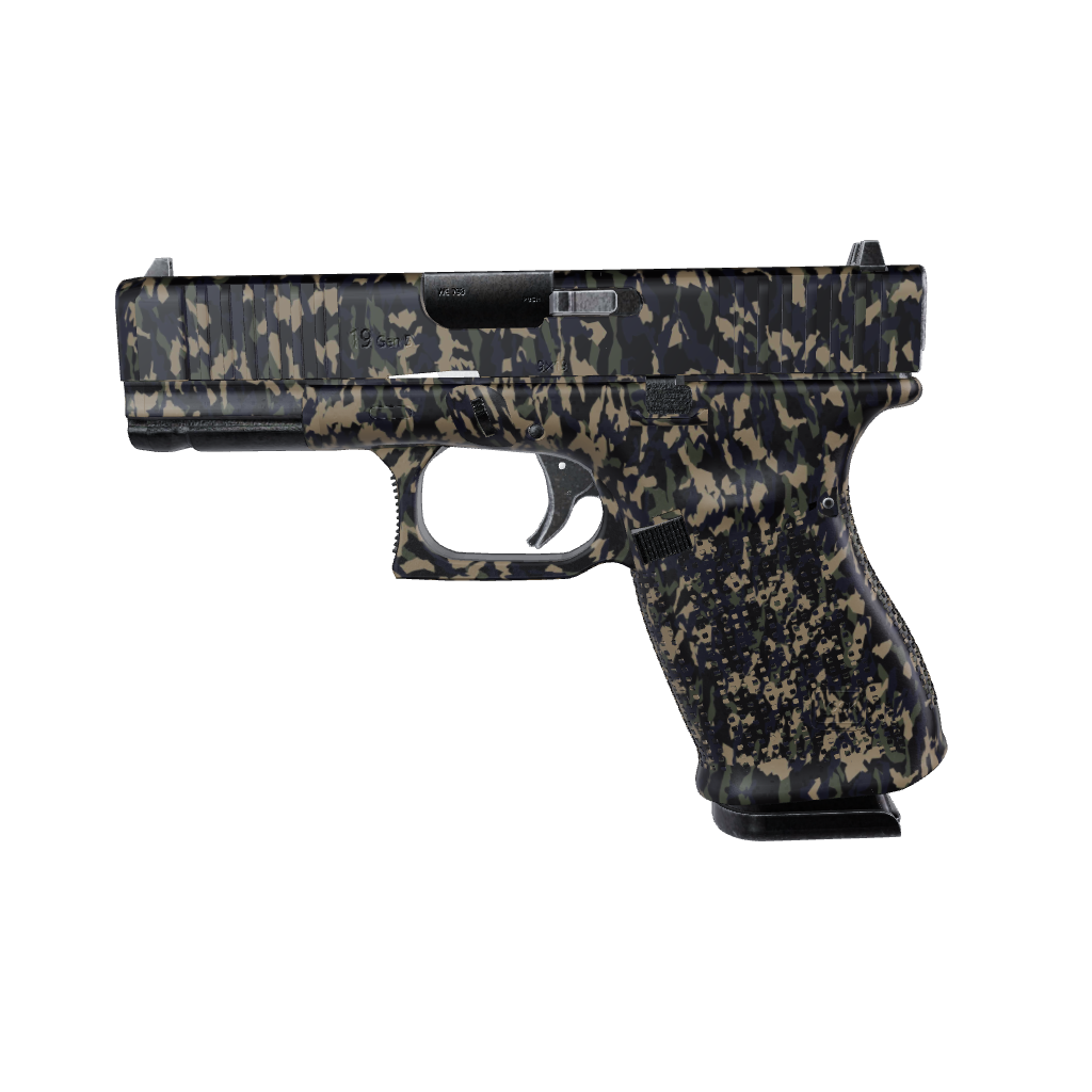 Pistol & Revolver Erratic Militant Blue Camo Gun Skin