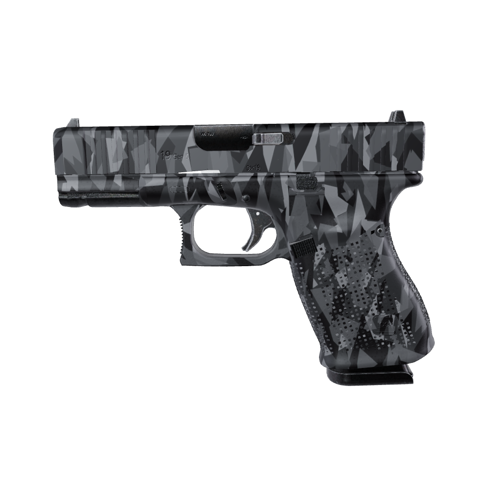 Pistol & Revolver Shattered Midnight Camo Gun Skin