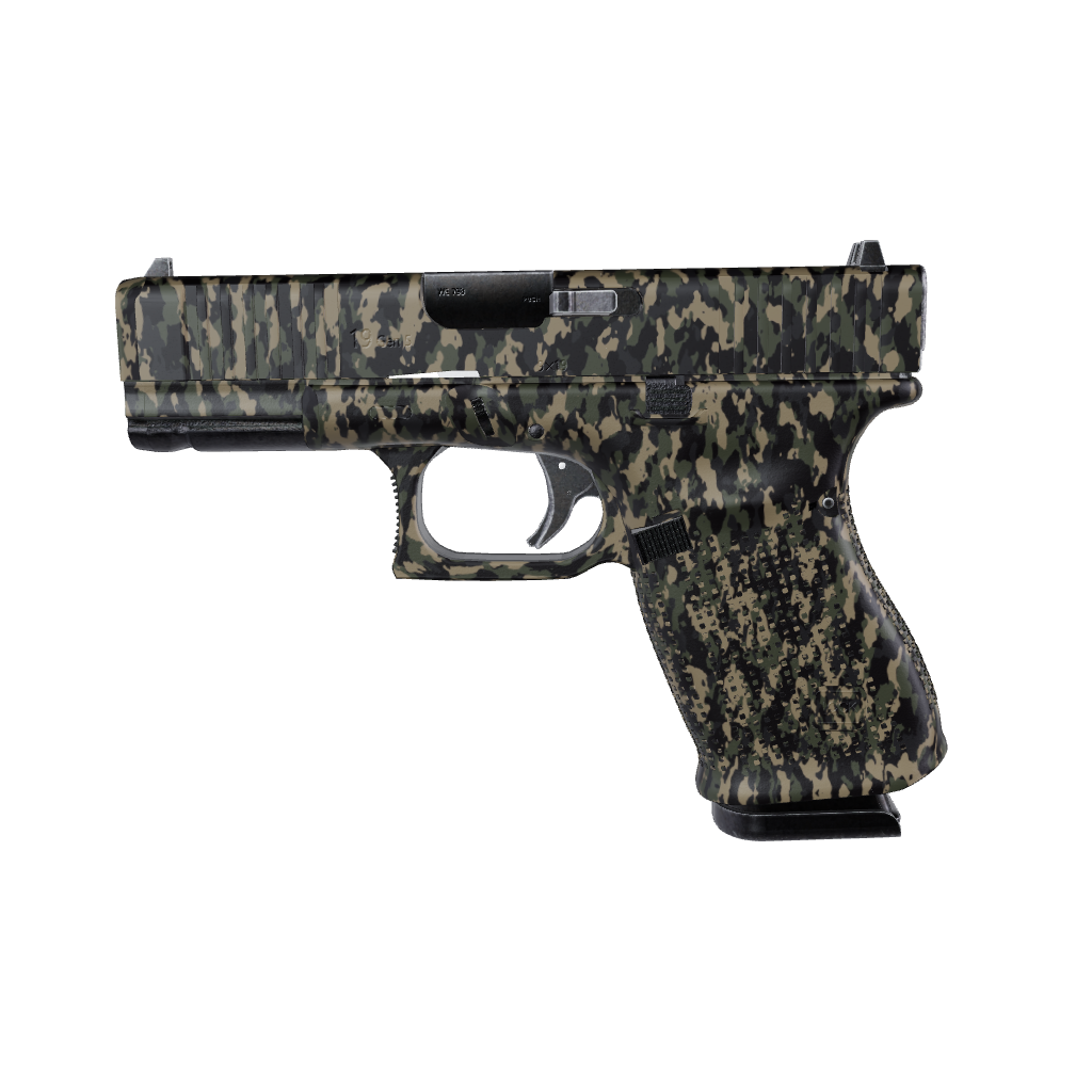 Pistol & Revolver Cumulus Militant Charcoal Camo Gun Skin