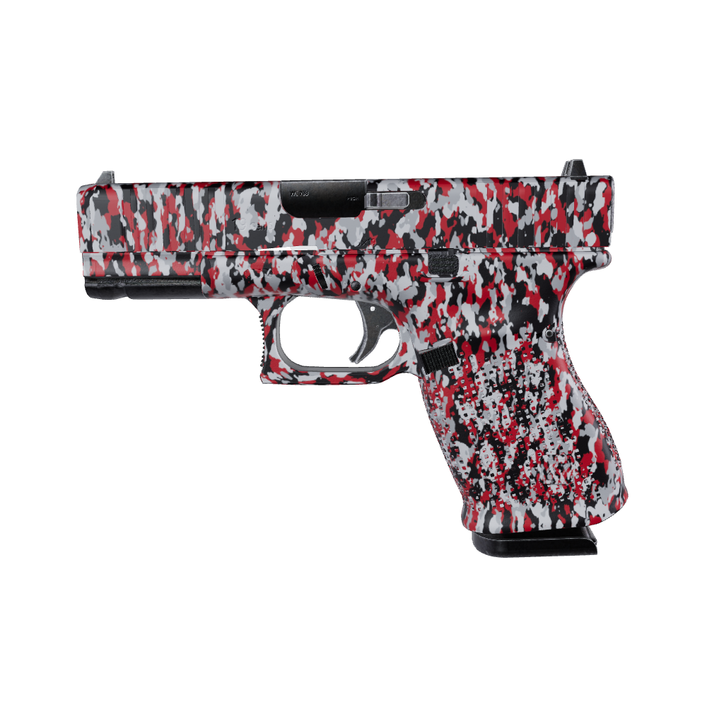 Pistol & Revolver Cumulus Red Tiger Camo Gun Skin