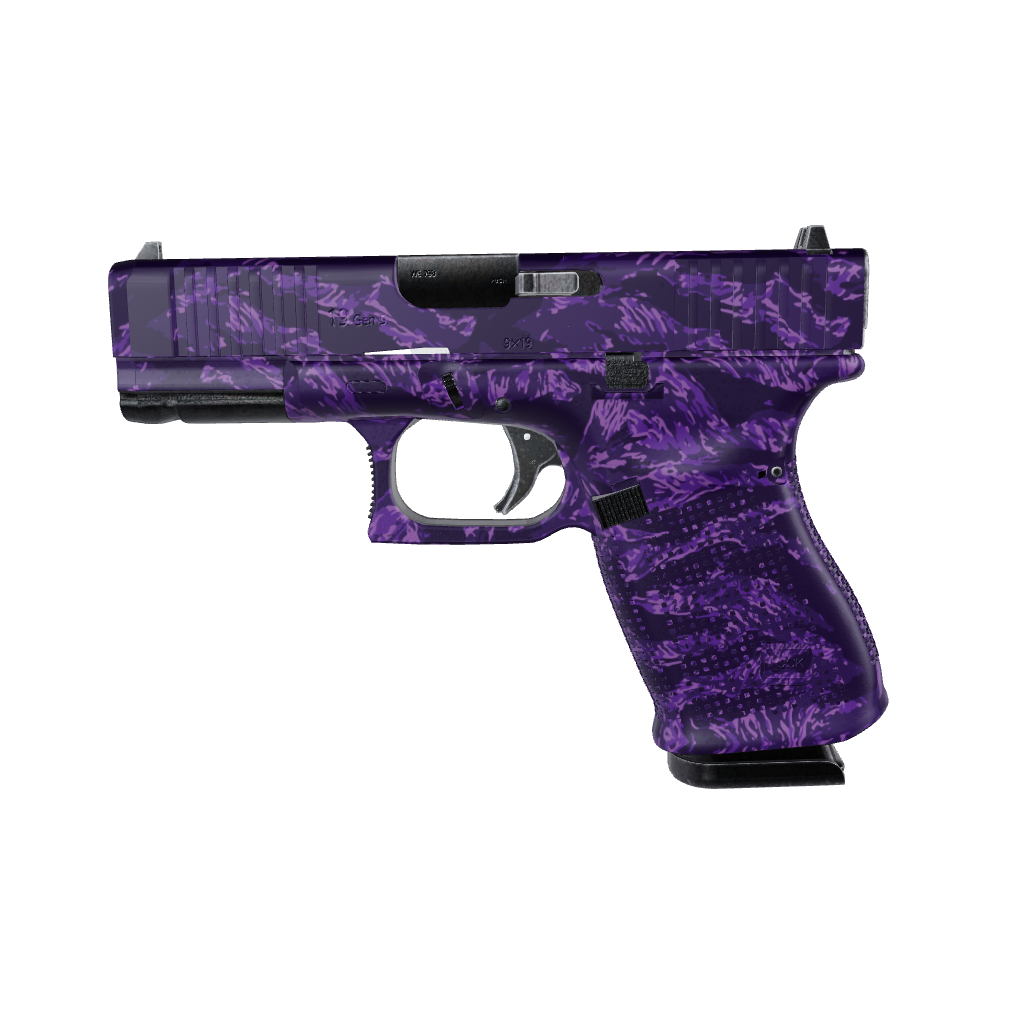 Pistol & Revolver Vietnam Tiger Stripe Elite Purple Gun Skin