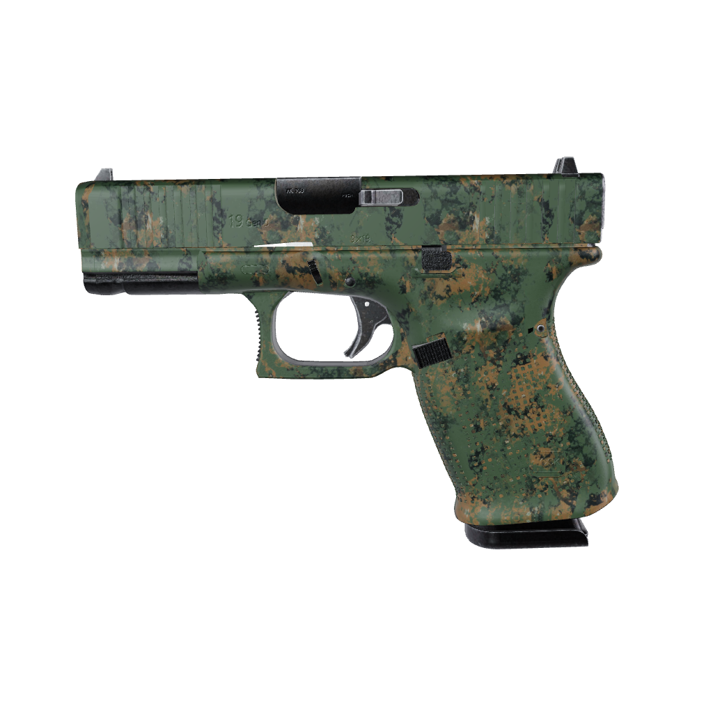 Pistol & Revolver Substrate Semper-Fi Camo Gun Skin 