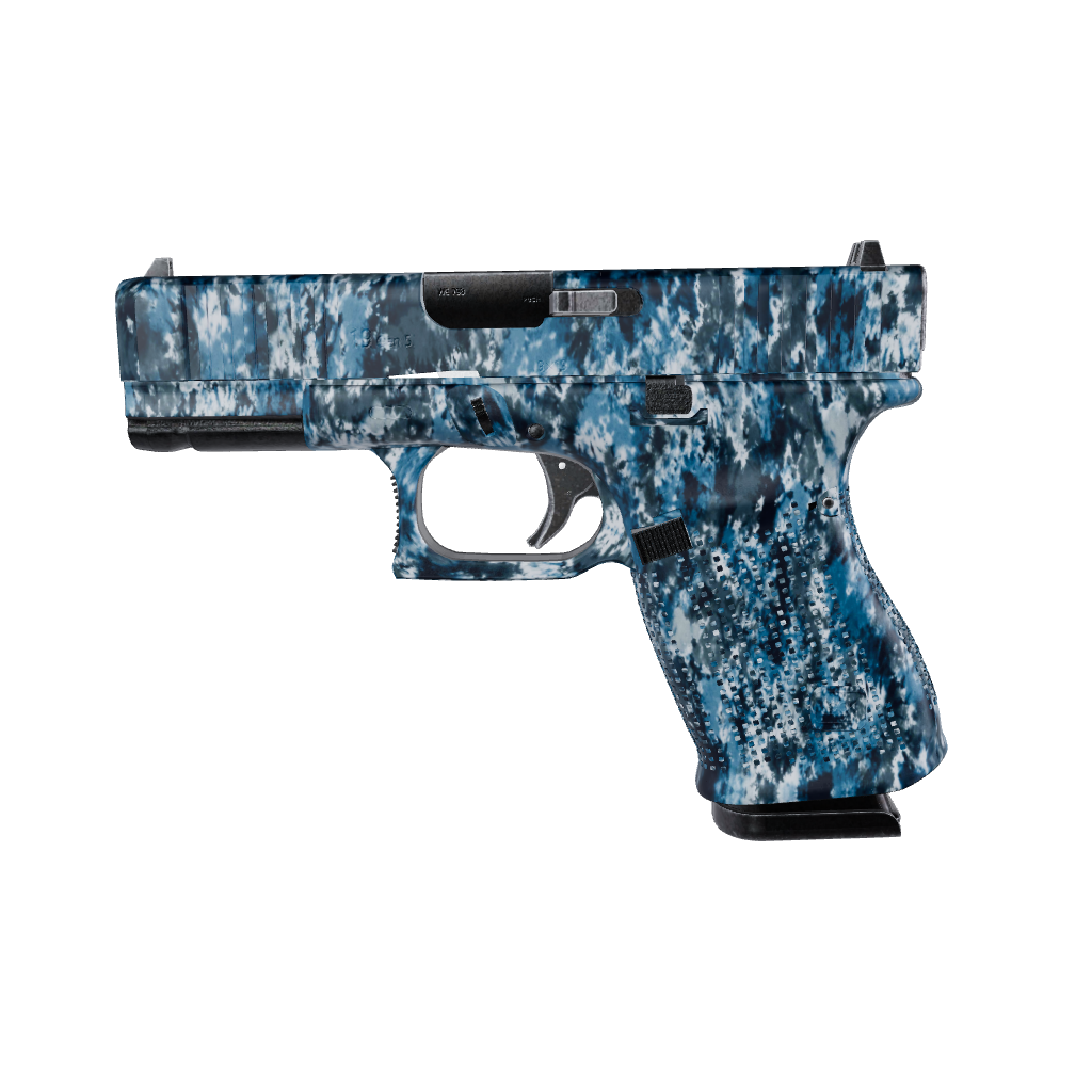 Pistol & Revolver Tie Dye Acid Wash Gun Skin