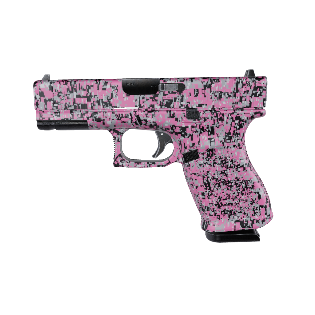 Pistol & Revolver Digital Pink Tiger Camo Gun Skin