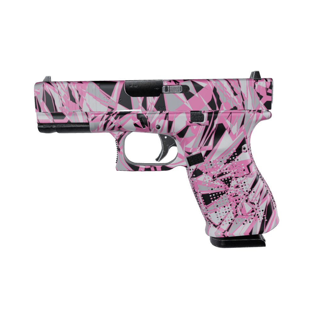 Pistol & Revolver Sharp Pink Tiger Camo Gun Skin