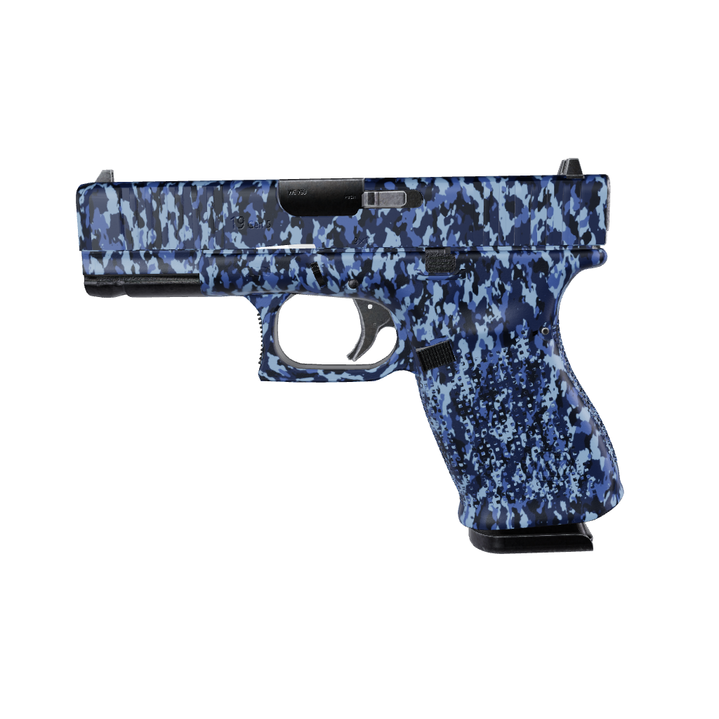 Pistol & Revolver Cumulus Blue Urban Night Camo Gun Skin