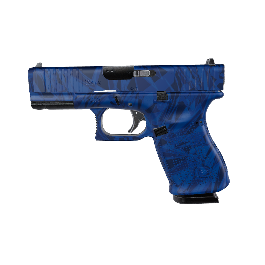 Pistol & Revolver Sharp Elite Blue Camo Gun Skin