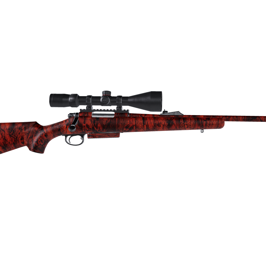 Rifle Nature Orange Forest Camo Gun Skin Vinyl Wrap