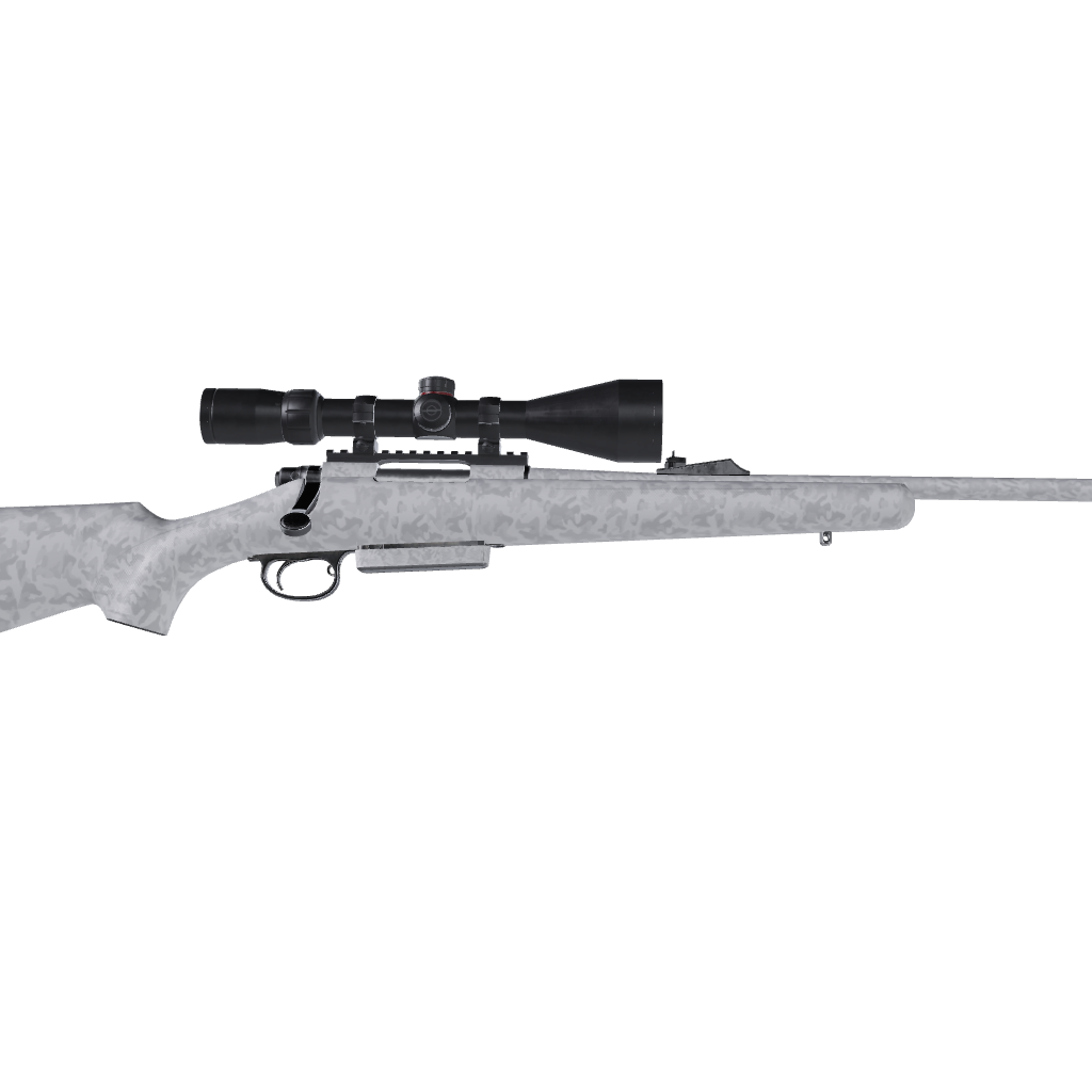 Rifle Classic Elite White Camo Gun Skin Vinyl Wrap