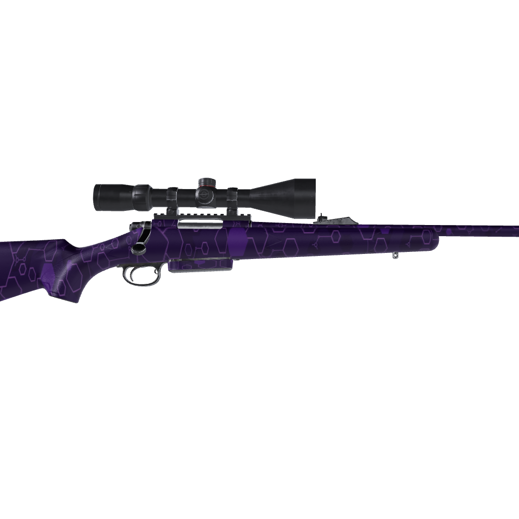 Rifle Hex DNA Elite Purple Gun Skin Vinyl Wrap