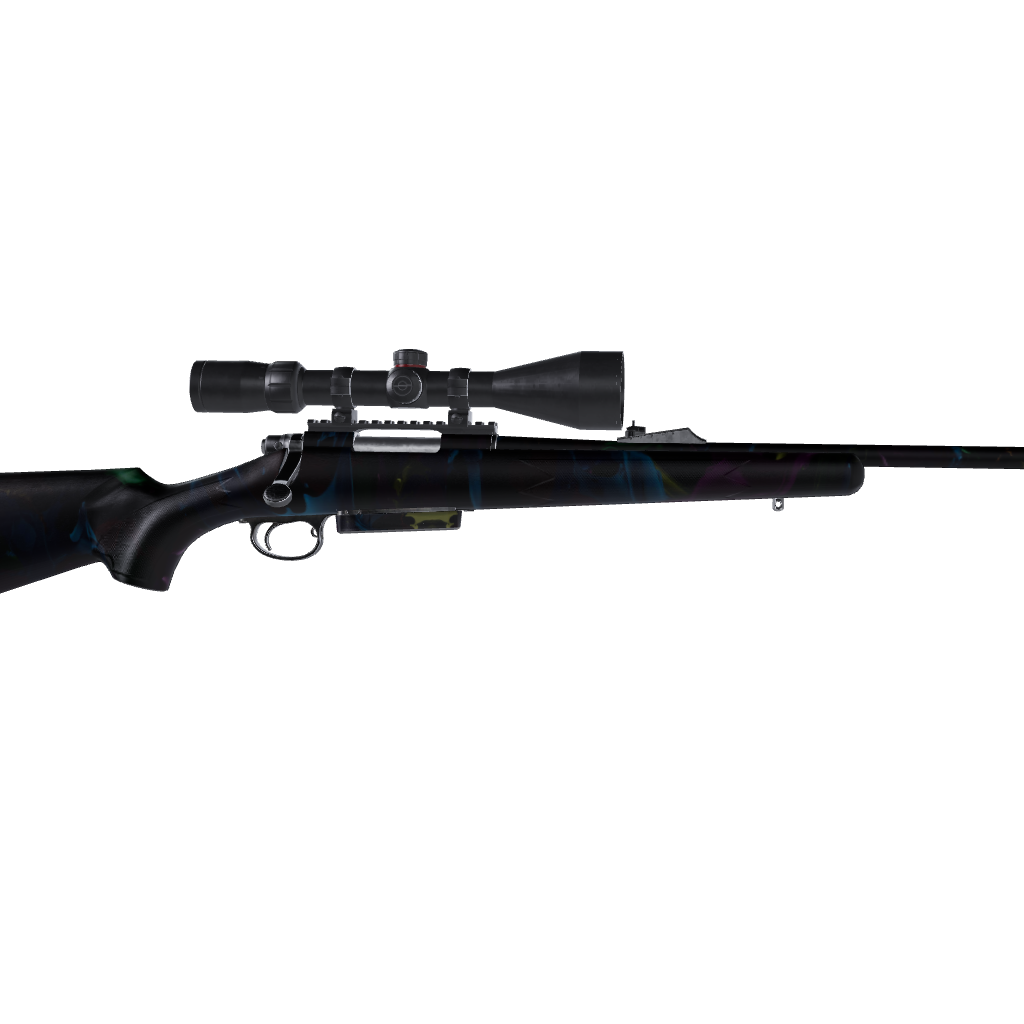 Rifle Paint Splatter Midnight Gun Skin Vinyl Wrap