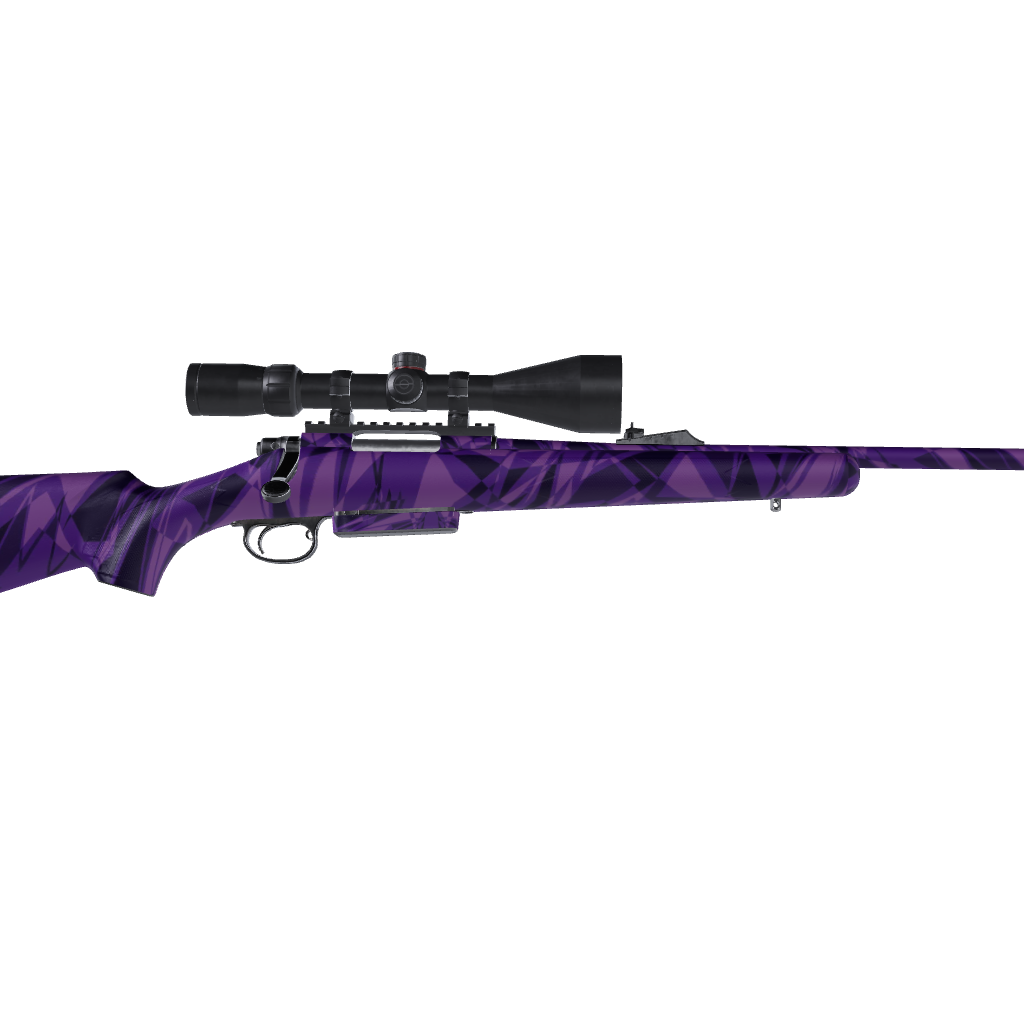 Rifle Sharp Elite Purple Camo Gun Skin Vinyl Wrap