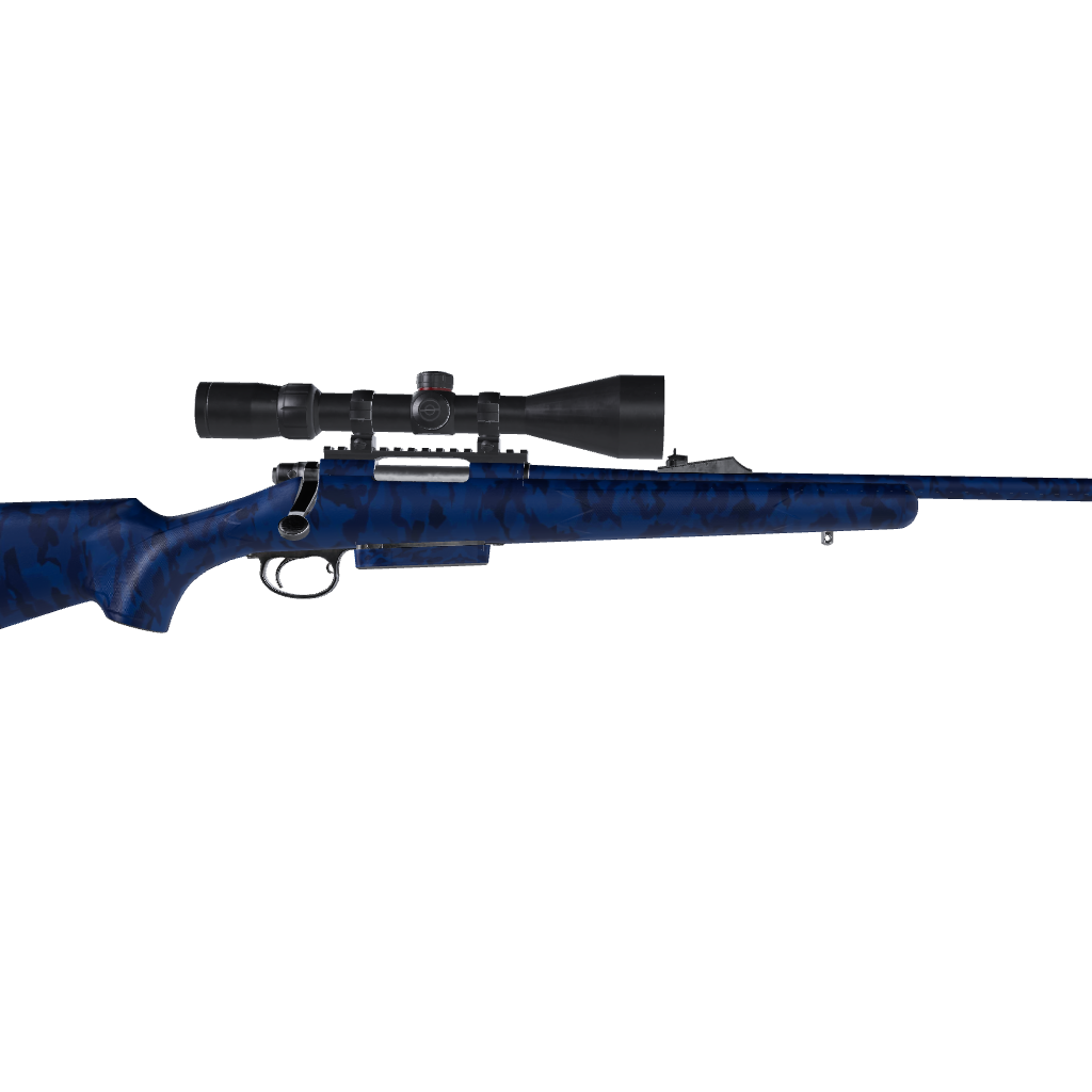 Rifle Erratic Elite Blue Camo Gun Skin Vinyl Wrap