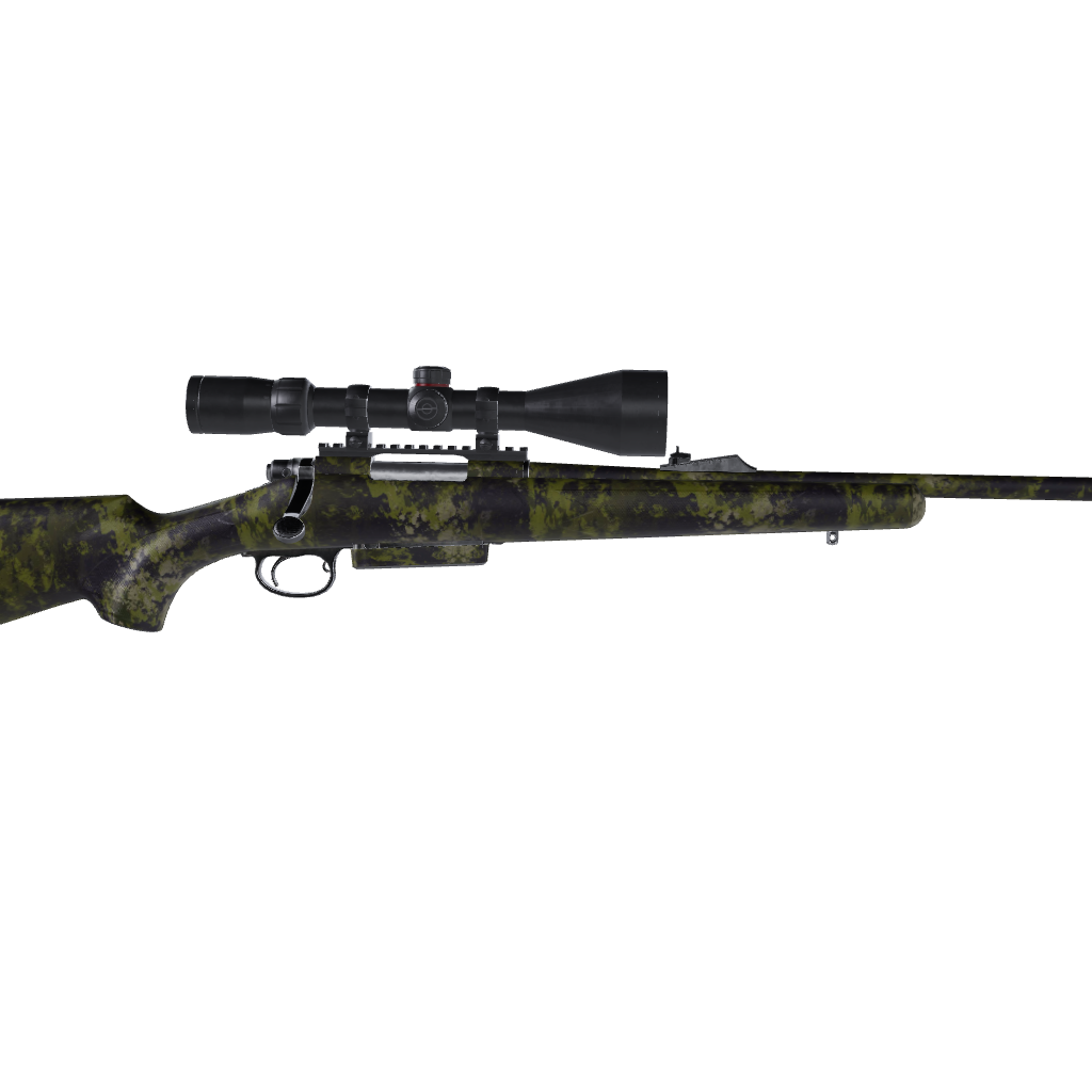 Rifle Substrate Stockholm Camo Gun Skin Vinyl Wrap Film