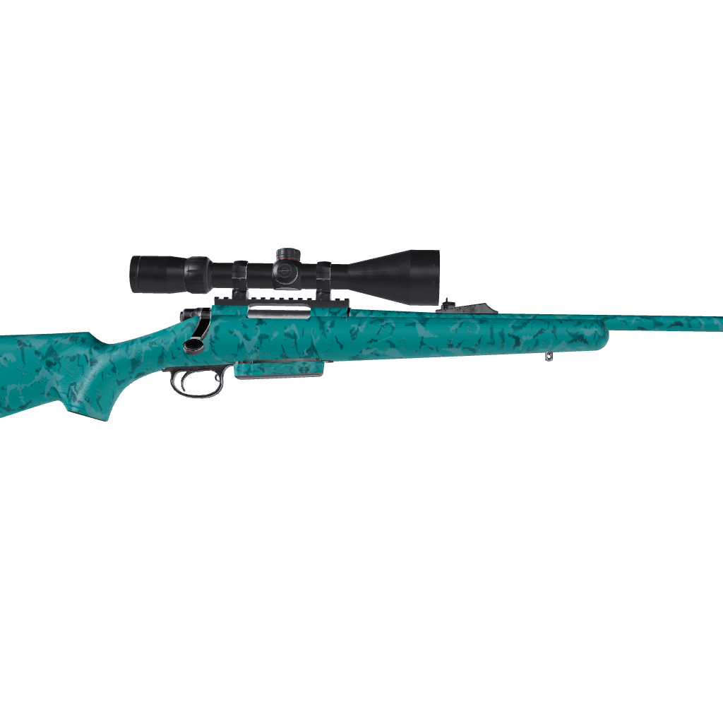 Rifle Battle Storm Elite Tiffany Blue Camo Gun Skin Vinyl Wrap