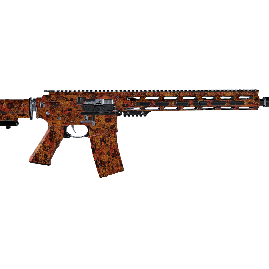 AR 15 Toadaflage Goldfish Camo Gun Skin Vinyl Wrap