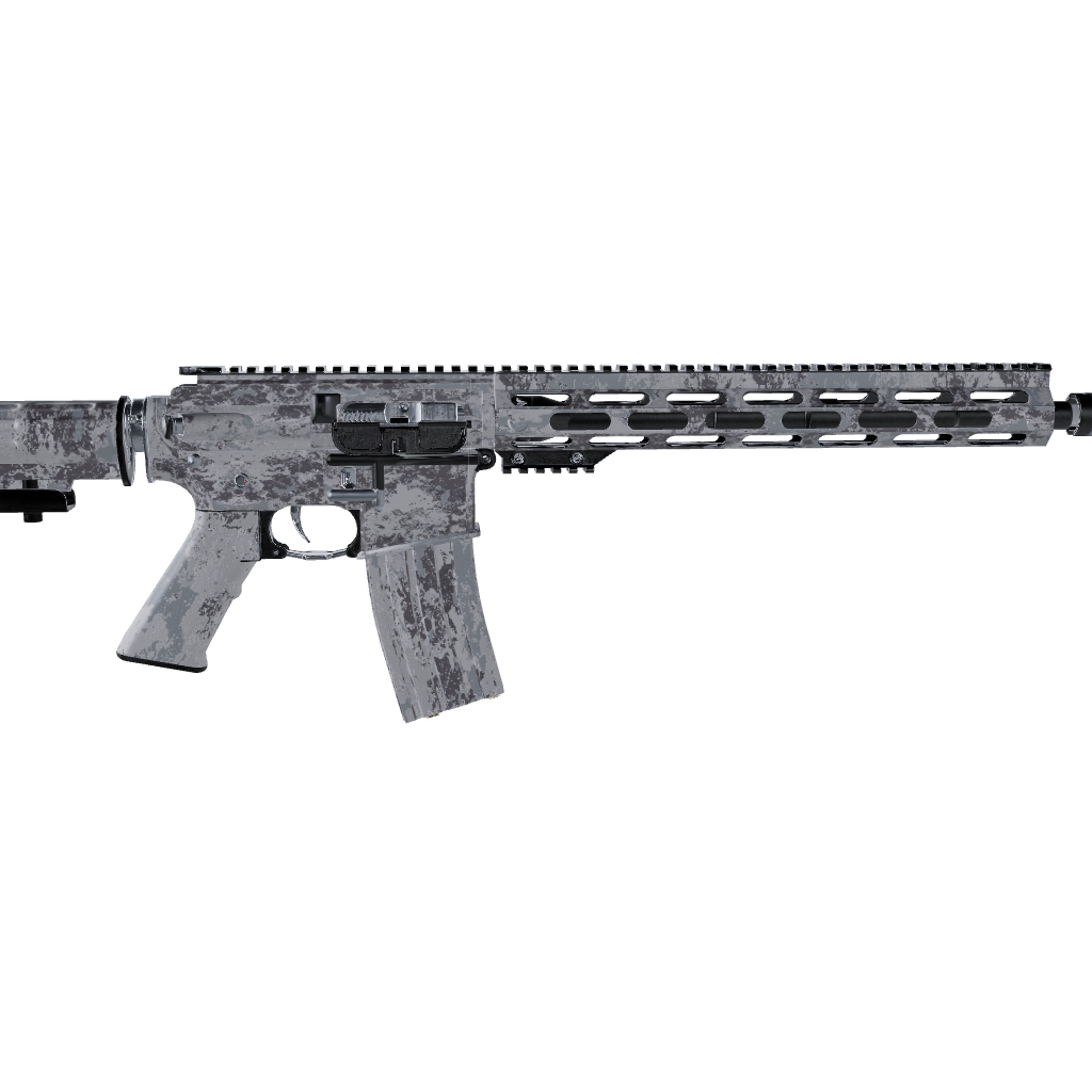 AR 15 Veil Ops Polar Camo Gun Skin Vinyl Wrap