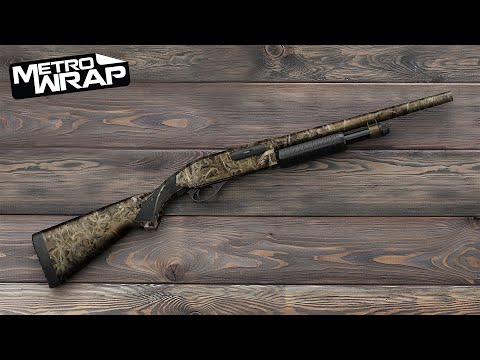 Shotgun Nature Forest Camo Gun Skin Vinyl Wrap