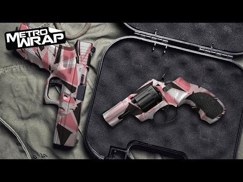 Pistol & Revolver Sharp Snow Camo Gun Skin Vinyl Wrap