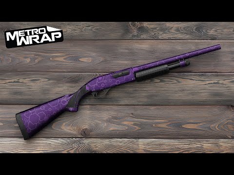 Shotgun Hex DNA Elite Purple Gun Skin Vinyl Wrap