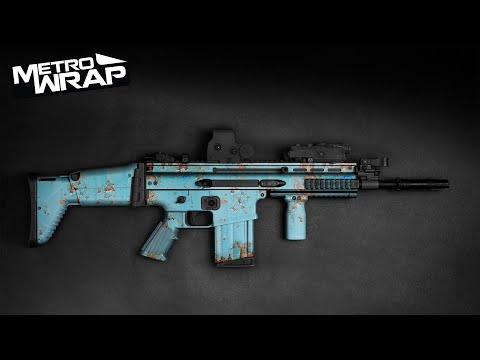 Tactical Rust World War Gun Skin Vinyl Wrap