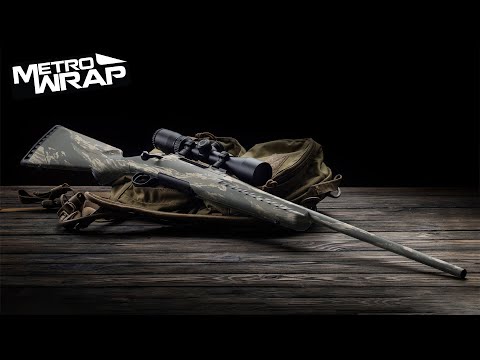 Rifle Vietnam Tiger Stripe Militant Copper Gun Skin Vinyl Wrap