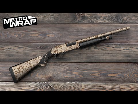 Shotgun Digital Army Camo Gun Skin Vinyl Wrap