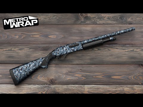 Shotgun Ragged Army Camo Gun Skin Vinyl Wrap