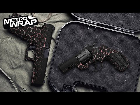 Pistol & Revolver Vivid Hex Purple Gun Skin Vinyl Wrap