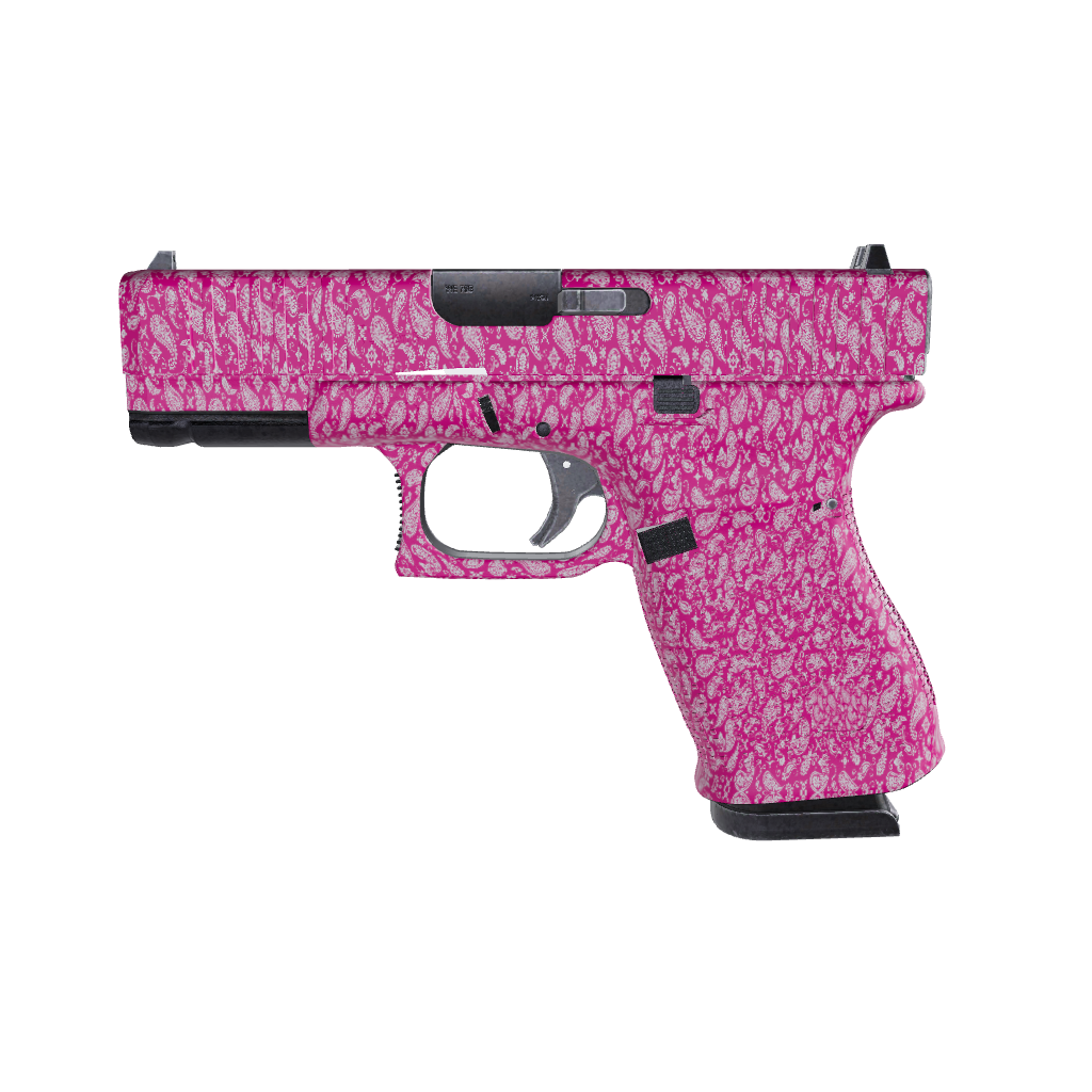 Pistol & Revolver Bandana Magenta & White Gun Skin