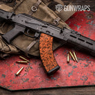 Bandana Orange Black AK 47 Mag Gun Skin Vinyl Wrap