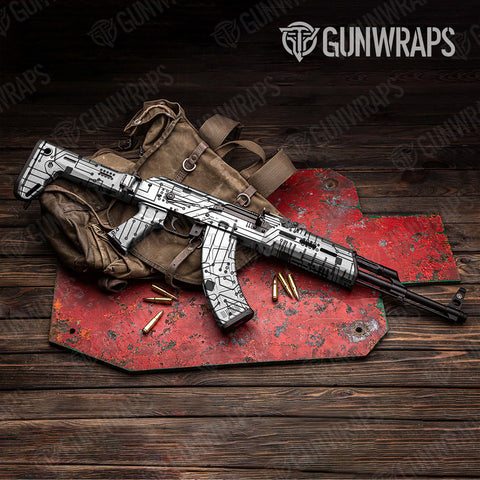 Circuit Board AK-47 Gun Skin Vinyl Wraps