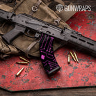 Circuit Board Magenta AK 47 Mag Gun Skin Vinyl Wrap