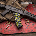 Classic Yellow Tiger Camo AK 47 Mag Gun Skin Vinyl Wrap