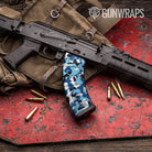 Cumulus Baby Blue Camo AK 47 Mag Gun Skin Vinyl Wrap