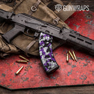 Cumulus Purple Tiger Camo AK 47 Mag Gun Skin Vinyl Wrap