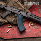 Damascus Blue AK 47 Mag Gun Skin Vinyl Wrap