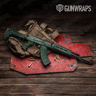 Damascus Green AK 47 Gun Skin Vinyl Wrap