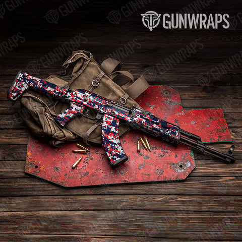 Digital Camo AK-47 Gun Skin Vinyl Wraps
