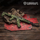 Digital Jungle Camo AK 47 Gun Skin Vinyl Wrap