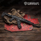Digital Midnight Camo AK 47 Gun Skin Vinyl Wrap